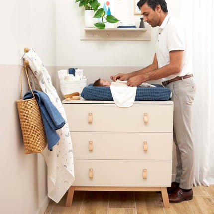 Meyco Hydrofiele Doek Baby Moon Indigo 9 - Pack koop je bij Babywinkel