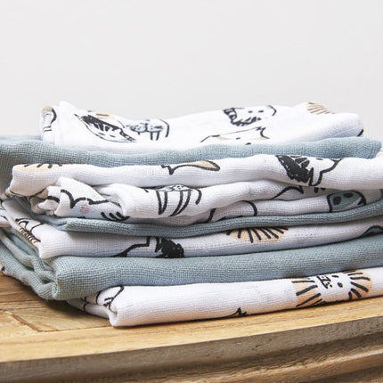 Meyco Hydrofiele Doek Set 9St Animal koop je bij Babywinkel