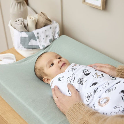 Meyco Inbakerdoek Animal Multicolour 0 - 3 Mnd koop je bij Babywinkel