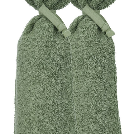 Meyco Kruikenzak 2St Basic Badstof Forest Green koop je bij Babywinkel