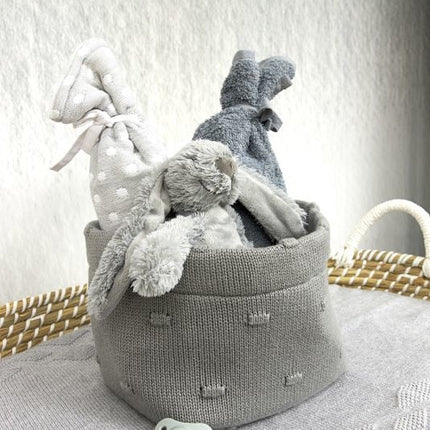 Meyco Kruikenzak Little Dots Grijs koop je bij Babywinkel