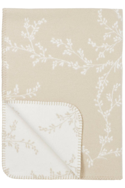 Meyco Ledikantdeken Branches Sand 100X150cm koop je bij Babywinkel