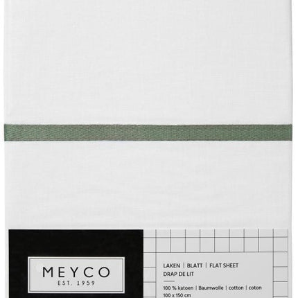 Meyco Ledikantlaken Bies Forest Green koop je bij Babywinkel