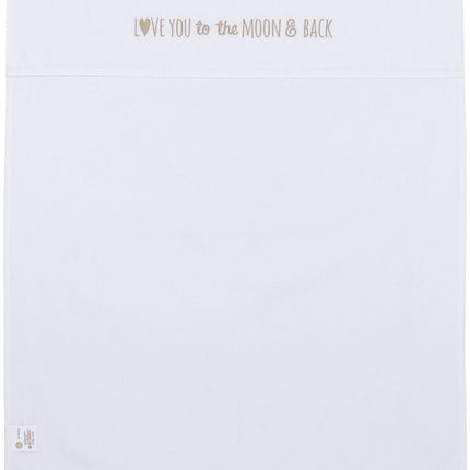 Meyco Ledikantlaken Love You To The Moon & Back Sand 100X150cm koop je bij Babywinkel