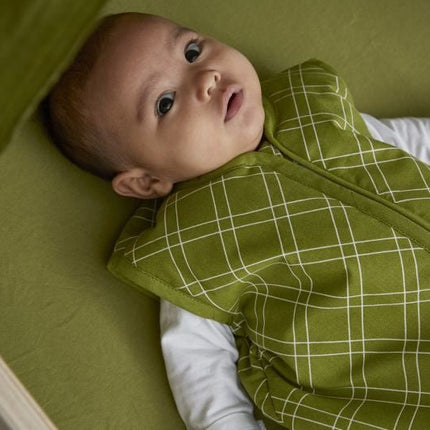Meyco Slaapzak Baby Double Diamond Avocado koop je bij Babywinkel
