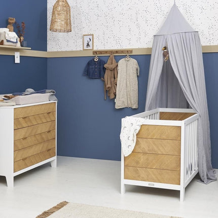 Meyco Slaapzak Baby Rib Mini Spot Sand Melange koop je bij Babywinkel