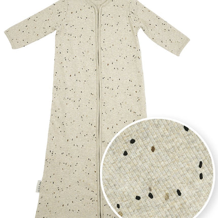 Meyco Slaapzak Baby Rib Mini Spot Sand Melange koop je bij Babywinkel