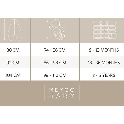 Meyco Slaapzak Baby Rib Mini Spot Winter Jumper Toffee Melange koop je bij Babywinkel