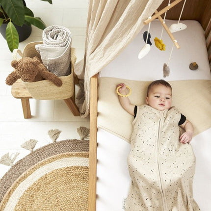 Meyco Slaapzak Baby Sand Melange koop je bij Babywinkel
