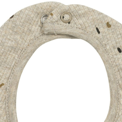 Meyco Slabbetje Rib Mini Spot 2 - Pack Sand Melange koop je bij Babywinkel