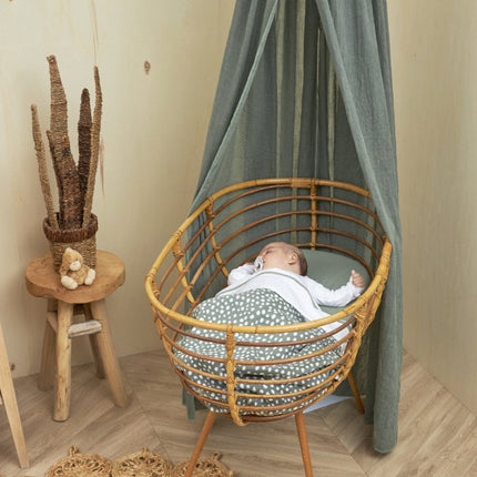 Meyco Sluier Ledikant Forest Green koop je bij Babywinkel