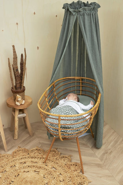 Meyco Sluier Ledikant Forest Green koop je bij Babywinkel