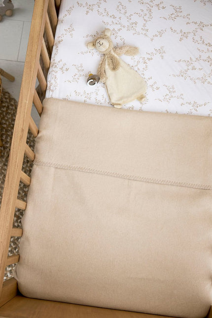 Meyco Wiegdeken Geweven Sand 75X100cm koop je bij Babywinkel