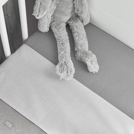 Meyco Wiegdeken Knots Grijs koop je bij Babywinkel