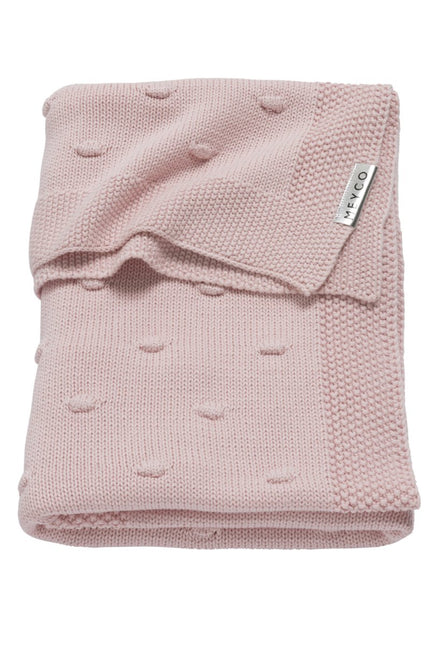 Meyco Wiegdeken Knots Roze koop je bij Babywinkel