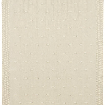 Meyco Wiegdeken Knots Soft Sand 75X100cm koop je bij Babywinkel