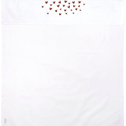 Meyco Wieglaken Hearts Camel 75X100cm koop je bij Babywinkel