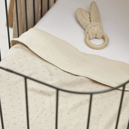 Meyco Wieglaken Soft Sand 75X100cm koop je bij Babywinkel