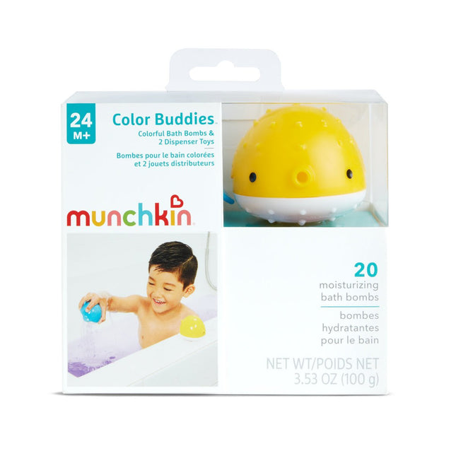 Munchkin Badspeelgoed Color Buddies met Bruistabletten koop je bij Babywinkel