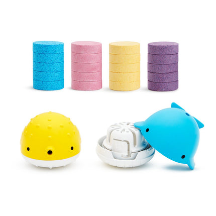 Munchkin Badspeelgoed Color Buddies met Bruistabletten koop je bij Babywinkel