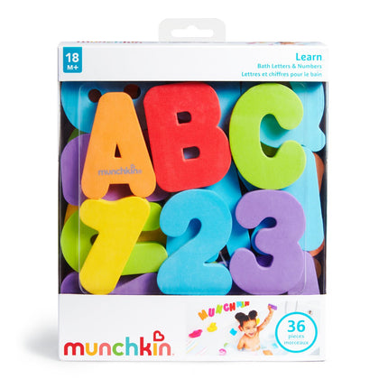 Munchkin Badspeelgoed Letters en Nummers koop je bij Babywinkel