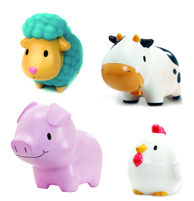 Munchkin Badspeelgoed Waterspuidende Boerderij Dieren 4St koop je bij Babywinkel