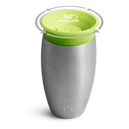 Munchkin Drinkbeker Miracle Sippy Cup Green Roestvrij Staal koop je bij Babywinkel