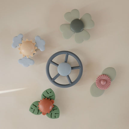 Mushie Spinner pyörä imukupin kanssa
