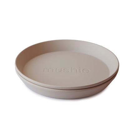 Mushie Baby Bordje Rond Vanilla 2st koop je bij Babywinkel