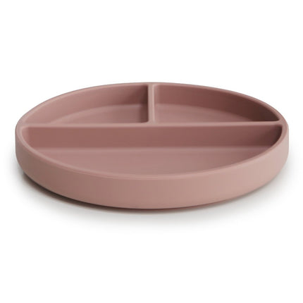 Mushie Baby Bordje Silicone Blush koop je bij Babywinkel