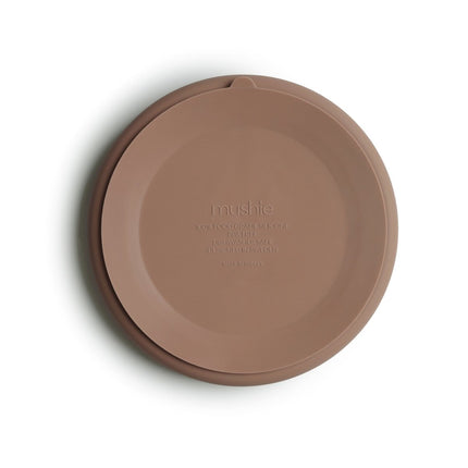 Mushie Baby Bordje Silicone Natural koop je bij Babywinkel
