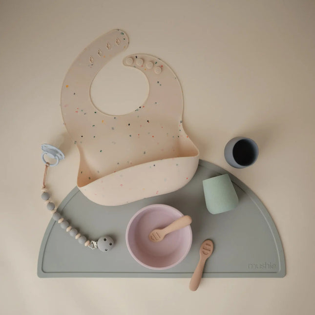 Mushie Baby Kom Siliconen Soft Lilac koop je bij Babywinkel