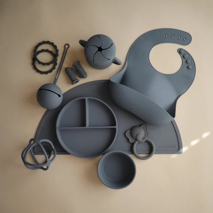 Mushie Baby Kom Siliconen Tradewinds koop je bij Babywinkel