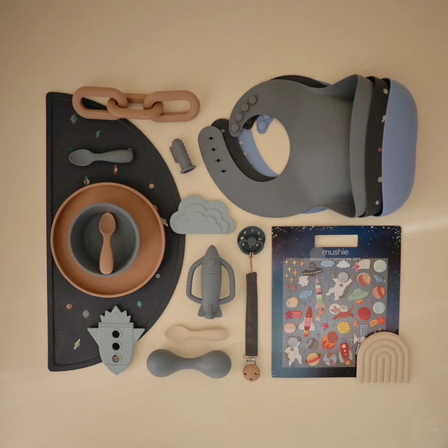 Mushie Baby Kom Siliconen Tradewinds koop je bij Babywinkel