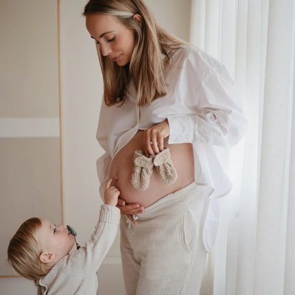 Mushie Baby Schoentjes Oatmeal koop je bij Babywinkel