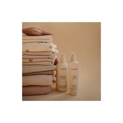 Mushie Baby Shampoo & Body Wash Fragance Free 400ml koop je bij Babywinkel
