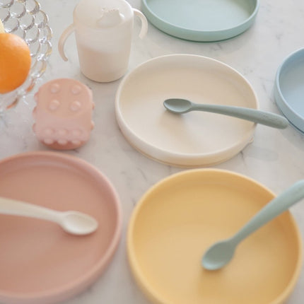 Mushie Babybord Blush koop je bij Babywinkel