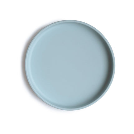 Mushie Babybord Powder Blue koop je bij Babywinkel