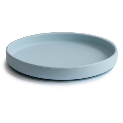 Mushie Babybord Powder Blue koop je bij Babywinkel