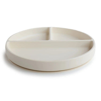 Mushie Babybord Siliconen Ivory koop je bij Babywinkel