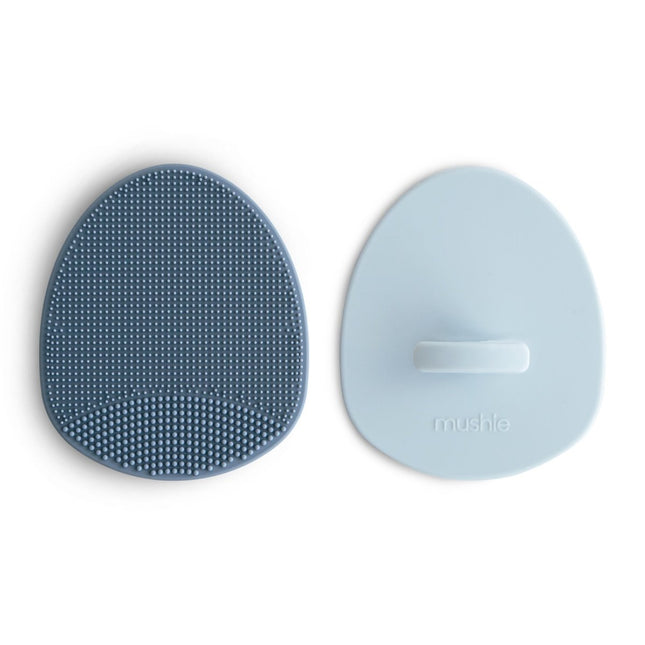 Mushie Babyborstel Anti - Berg Tradewind Periwinkle 2St koop je bij Babywinkel