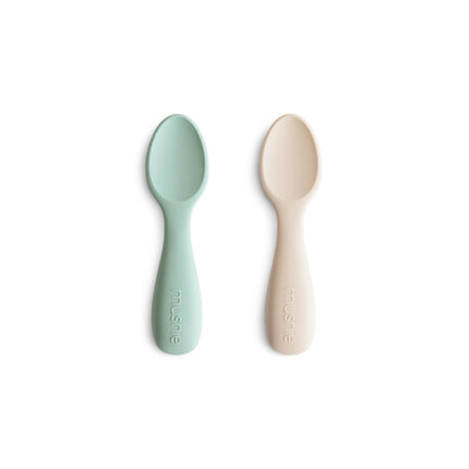 Mushie Babylepel Cambridgeblue Shifting Sand koop je bij Babywinkel