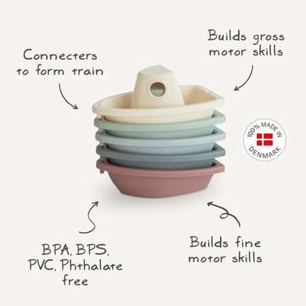 Mushie Badspeelgoed Bootjes 5St koop je bij Babywinkel