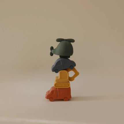 Mushie Badspeelgoed Voertuigen 4St koop je bij Babywinkel