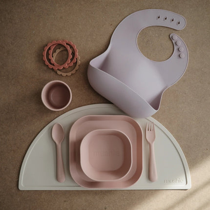 Mushie Bestekset Blush 2 - delig koop je bij Babywinkel