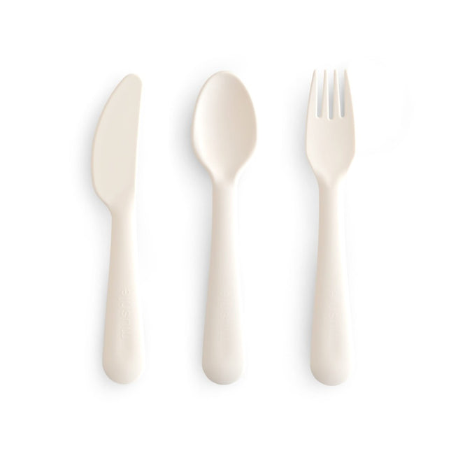 Mushie Baby Bestekset Ivory koop je bij Babywinkel