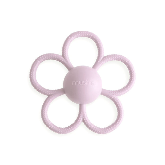 Mushie Rammelaar Daisy Soft Lilac koop je bij Babywinkel
