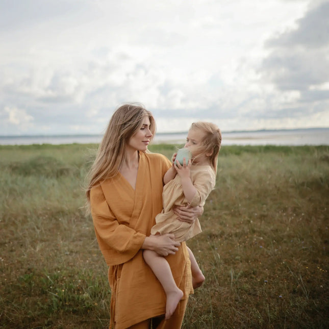 Mushie Drinkbeker Met Tuit Cambridge Blue koop je bij Babywinkel