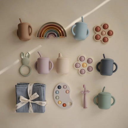 Mushie Drinkbeker Met Tuit Shifting Sand koop je bij Babywinkel