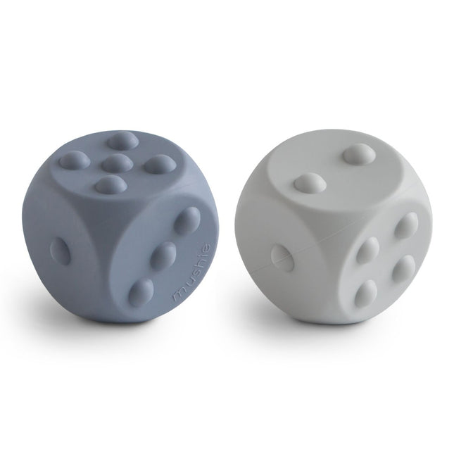 Mushie Educatief Speelgoed Dobbelstenen Tradewinds/Stone 2st koop je bij Babywinkel